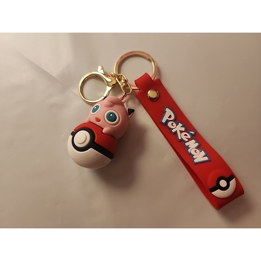 Pokémon Keychain Jigglypuff In Pokémon Ball‎